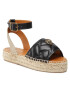 Kurt Geiger Espadrile Morella Eagle Sandal 8879600109 Negru - Pled.ro