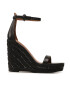 Kurt Geiger Espadrile Shoreditch Wedge 9783800109 Negru - Pled.ro