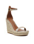 Kurt Geiger Espadrile Shoreditch Wedge 9783861109 Auriu - Pled.ro