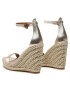 Kurt Geiger Espadrile Shoreditch Wedge 9783861109 Auriu - Pled.ro