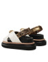 Kurt Geiger Șlapi 225-Orson Cross Strap Sandal 9992241109 Écru - Pled.ro