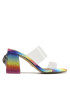 Kurt Geiger Șlapi Kensington Block Sandal 8650869999 Transparent - Pled.ro