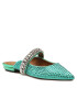 Kurt Geiger Șlapi Princley Crystals 9563087609 Verde - Pled.ro