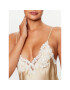 La Perla Cămașă de noapte N019227 Bej Regular Fit - Pled.ro