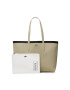 Lacoste Geantă Shopping Bag NF4237AS Alb - Pled.ro