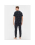 Lacoste Pijama 4H1505 Negru Regular Fit - Pled.ro