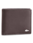 Lacoste Portofel Mare pentru Bărbați Large Billfold & Coin NH1112FG Maro - Pled.ro