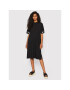 Lacoste Rochie de zi EF0107 Negru Relaxed Fit - Pled.ro