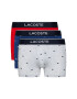 Lacoste Set 3 perechi de boxeri 5H3411 Colorat - Pled.ro