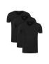 Lacoste Set 3 tricouri TH3444 Negru Regular Fit - Pled.ro