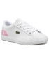 Lacoste Sneakers Lerond 0120 1 Cuc 7-40CUC00131Y9 Alb - Pled.ro