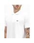 Lacoste Tricou polo L1212 Alb Classic Fit - Pled.ro