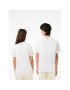 Lacoste Tricou TH1147 Alb Regular Fit - Pled.ro