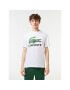 Lacoste Tricou TH1285 Alb Regular Fit - Pled.ro