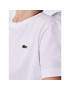 Lacoste Tricou TJ1442 Alb Regular Fit - Pled.ro