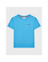 Lacoste Tricou TJ1442 Albastru Regular Fit - Pled.ro