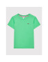 Lacoste Tricou TJ1442 Verde Regular Fit - Pled.ro