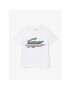 Lacoste Tricou TJ5335 Alb Regular Fit - Pled.ro