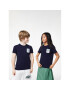 Lacoste Tricou TJ7485 Bleumarin Regular Fit - Pled.ro