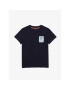 Lacoste Tricou TJ7485 Bleumarin Regular Fit - Pled.ro