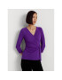 Lauren Ralph Lauren Bluză 200889081012 Violet Slim Fit - Pled.ro