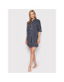 Lauren Ralph Lauren Cămașă de noapte ILN32178 Bleumarin Regular Fit - Pled.ro