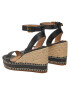 Lauren Ralph Lauren Espadrile 802940573001 Negru - Pled.ro