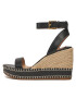 Lauren Ralph Lauren Espadrile 802940573001 Negru - Pled.ro