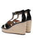 Lauren Ralph Lauren Espadrile Hale Ii 802901589006 Negru - Pled.ro