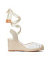 Lauren Ralph Lauren Espadrile Paislee Eylt 802896868003 Alb - Pled.ro