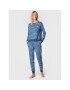 Lauren Ralph Lauren Pijama ILN92192 Albastru Regular Fit - Pled.ro