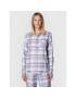 Lauren Ralph Lauren Pijama ILN92195 Violet Regular Fit - Pled.ro