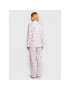 Lauren Ralph Lauren Pijama ILN92196 Violet Regular Fit - Pled.ro