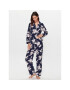 Lauren Ralph Lauren Pijama ILN92263 Bleumarin Regular Fit - Pled.ro