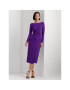 Lauren Ralph Lauren Rochie cocktail 253919794002 Violet Regular Fit - Pled.ro