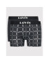 Levi's® Set 2 perechi de boxeri Logo Plaid 701203916 Negru - Pled.ro