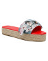 Liu Jo Espadrile Ciabattina Zeppa Bea VA1136 T4467 Alb - Pled.ro