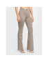 Liu Jo Pantaloni din material CF2271 J1900 Bej Regular Fit - Pled.ro