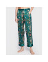 Liu Jo Pantaloni pijama 5F2080 T2449 Verde Relaxed Fit - Pled.ro