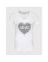 Liu Jo Tricou WF2284 J5923 Alb Regular Fit - Pled.ro