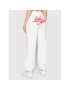 Local Heroes Pantaloni trening Graffiti SS22P0007 Alb Relaxed Fit - Pled.ro