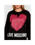 LOVE MOSCHINO Bluză W630643M 4282 Negru Regular Fit - Pled.ro