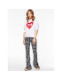 LOVE MOSCHINO Bluză W630657E 2246 Alb Relaxed Fit - Pled.ro