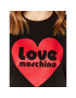 LOVE MOSCHINO Bluză W630657E 2246 Negru Relaxed Fit - Pled.ro