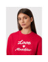 LOVE MOSCHINO Bluză W630652M 4055 Roșu Regular Fit - Pled.ro