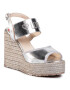 LOVE MOSCHINO Espadrile JA1608BI0AJB0902 Argintiu - Pled.ro