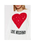 LOVE MOSCHINO Pulover WSM1011X 1472 Alb Regular Fit - Pled.ro