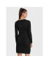 Luisa Spagnoli Rochie tricotată Monolite 0576603 Negru Regular Fit - Pled.ro