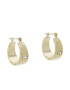 Luv AJ Cercei Francois Ridged Hoops FW22-E-FRH-G Auriu - Pled.ro