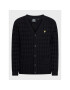 Lyle & Scott Cardigan Argyle KN1703V Negru Regular Fit - Pled.ro